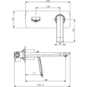 Смеситель Timo Helmi 4071/00-16SM С ВНУТРЕННЕЙ ЧАСТЬЮ, для раковины