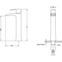 Смеситель Timo Lumi 4211/00F для раковины