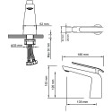 Смеситель Timo Olivia 3261/03F для раковины, черный