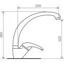 Смеситель Tolero R0201 серый