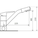 Смеситель Tolero Дуо R0204 темно-бежевый