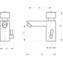 Смеситель Veragio Temporeta VR.TMP-9504.CR для раковины