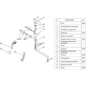 Смеситель Wasserkraft Wern 4202L универсальный, матовый хром