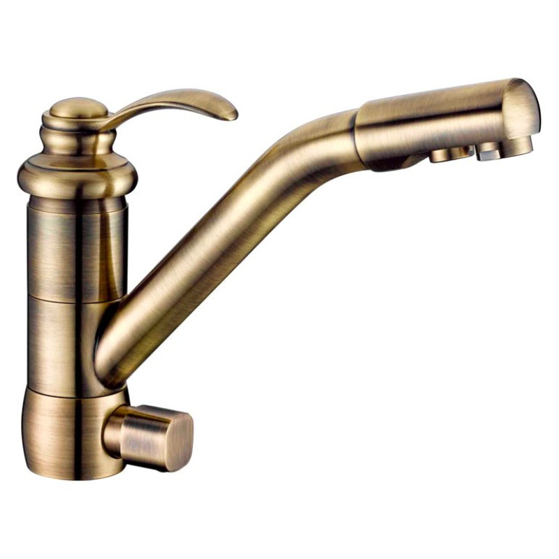 Смеситель Zorg Clean Water ZR 400 KF-47-BR для кухонной мойки