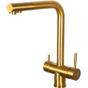 Смеситель Zorg Inox SZR-7039 BRONZE для кухонной мойки, бронза