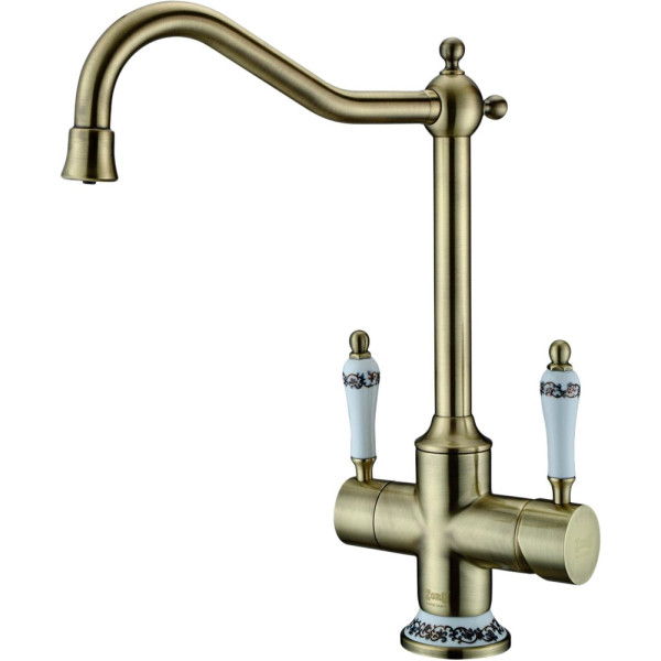 Смеситель Zorg Sanitary ZR 344 YF BR для кухонной мойки