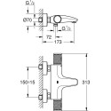 Термостат Grohe Grohtherm 1000 Performance для ванны с душем