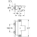Термостат Grohe Grohtherm 2000 New 34464001 для ванны с душем + средство для металлических поверхностей