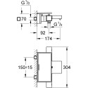 Термостат Grohe Grohtherm Cube 34502000 для ванны с душем