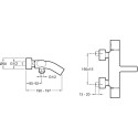 Термостат Jacob Delafon Talan E10089RU-CP для ванны с душем
