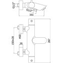 Термостат Paffoni Light LIQ022CR для ванны