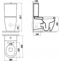 Унитаз-компакт Creavit Free FE360.00100