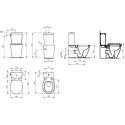 Унитаз-компакт Ideal Standard Connect E716401 с микролифтом