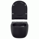 Унитаз подвесной Berges Wasserhaus Ego Black Rimless 082125 с микролифтом