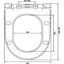 Унитаз подвесной Berges Wasserhaus Ego Black Rimless 082125 с микролифтом