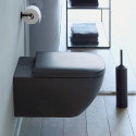 Унитаз подвесной Duravit Happy D.2 антрацит матовый + ершик