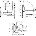Унитаз подвесной Geberit AquaClean Mera Classic 146.204.11.1 альпийский белый