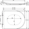 Унитаз подвесной Toto MH крышка MH TC514F