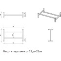 Ванна из искусственного камня Цвет и Стиль Спарта с ножками