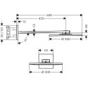 Верхний душ Axor ShowerSolutions 35303000