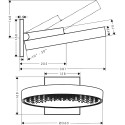 Верхний душ Hansgrohe Rainfinity 26230000