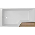 Акриловая ванна Jacob Delafon Bain-Douche Neo 150 L + слив-перелив