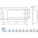 Акриловая ванна Koller Pool Neon new 170x70