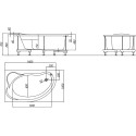 Акриловая ванна Kolpa San Amadis 160x100 D