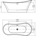 Акриловая ванна Swedbe Vita 8834