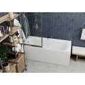 Акриловая ванна Vagnerplast Ebony 160x75 см ультра белый