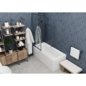 Акриловая ванна Vagnerplast Ebony 160x75 см ультра белый