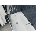 Акриловая ванна Vagnerplast Ebony 160x75 см ультра белый