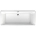 Акриловая ванна Villeroy & Boch Squaro Edge 12 UBQ180SQE9W2V-RW 180x80, слив-перелив, stone white