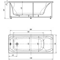 Акриловая ванна Акватек Альфа ALF170-0000062 170x70