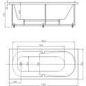 Акриловая ванна Акватек Лея LEY170-0000045 170x75