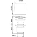 Донный клапан для раковины Wasserkraft Wiese A167