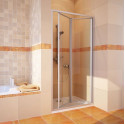Душевая дверь в нишу GuteWetter Practic Door GK-404 правая (118-122)x190 стекло бесцветное, профиль мат. хром