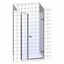 Душевая дверь в нишу GuteWetter Trend Door GK-862BP правая 105 см стекло бесцветное Two, профиль хром