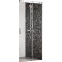 Душевая дверь в нишу Ravak MSD2-100 R Transparent, профиль хром + средство для ванн и защитное средство