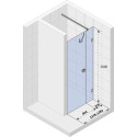 Душевая дверь в нишу Riho Scandic Mistral M102 140 см, L