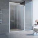 Душевая дверь в нишу Vegas Glass ZP 120 07 02 профиль матовый хром, стекло шиншилла