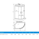 Душевая кабина Erlit Comfort ER3512PL-C3-RUS