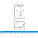 Душевая кабина Erlit Comfort ER3512PL-C3-RUS