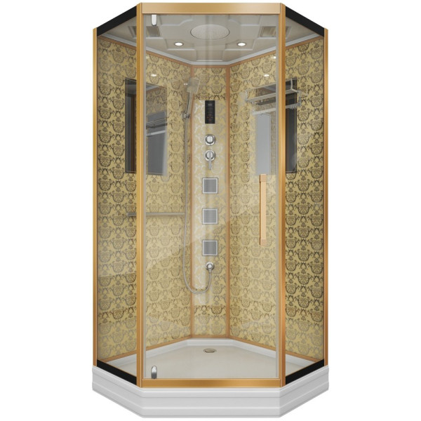 Душевая кабина Niagara Lux 7717G золото