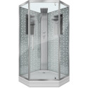 Душевая кабина Niagara Lux NG-7799WBK 90х90x210 серебро