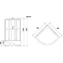 Душевая кабина Niagara NG-7508-08 BLACK