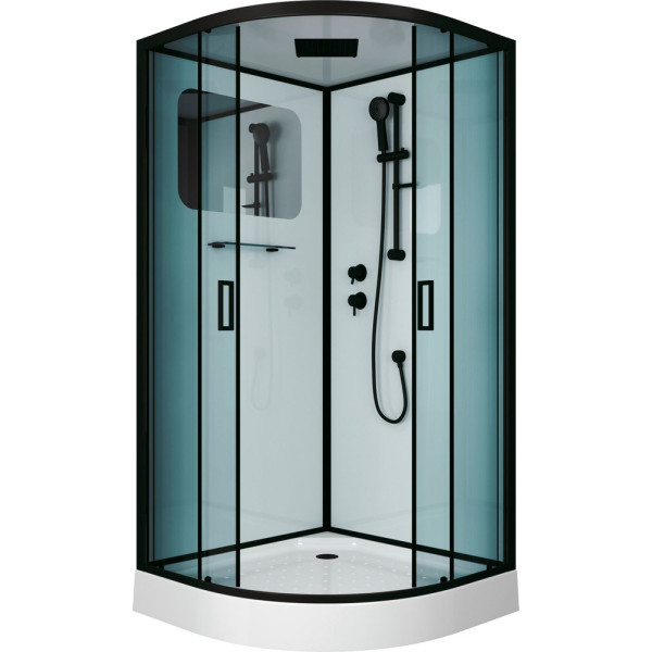 Душевая кабина Niagara Premium NG-6901-01 BLACK 90х90х210 черная