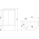 Душевая кабина Royal Bath BK RB8120BK5-WC-L