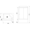 Душевая кабина Royal Bath BP RB8100BP5-WC-CH-R