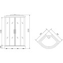 Душевая кабина Timo Eco TE-0709